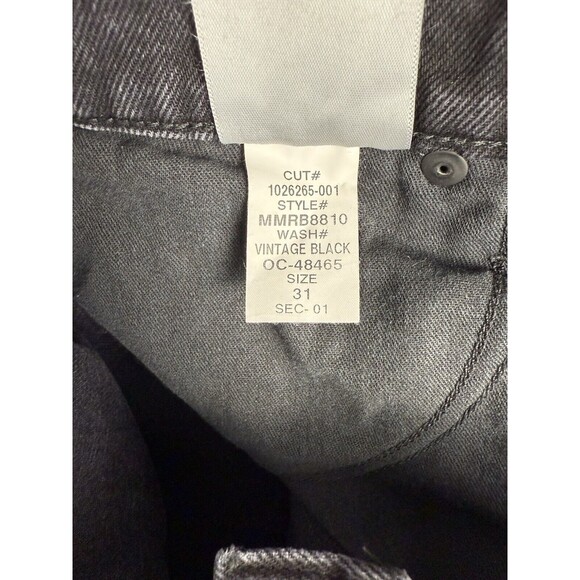 NYDJ Women's Size 31 Brooke High-Rise Loose Straight Jeans In Vintage Black - Picture 12 of 12